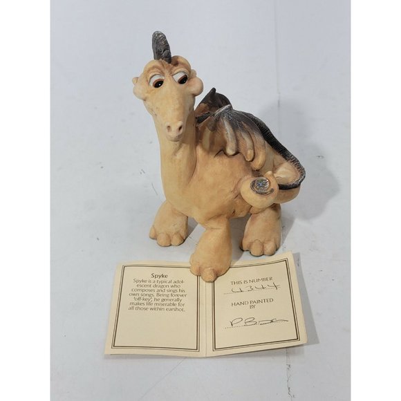 The World Of Krystonia Figurine SPYKE #4344 Dragon Fantasy Figurine - Picture 6 of 7